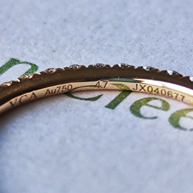 Van Cleef & Arpels ヴァンクリーフ&アーペル フェリシテ フルエタニティリング 47号