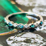 【初期の頃のルース】天然グランディディエライト 天然ダイヤモンド プラチナリング