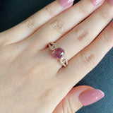【マラヤガーネット】天然ガーネット 2.39ct 天然ダイヤモンド リング