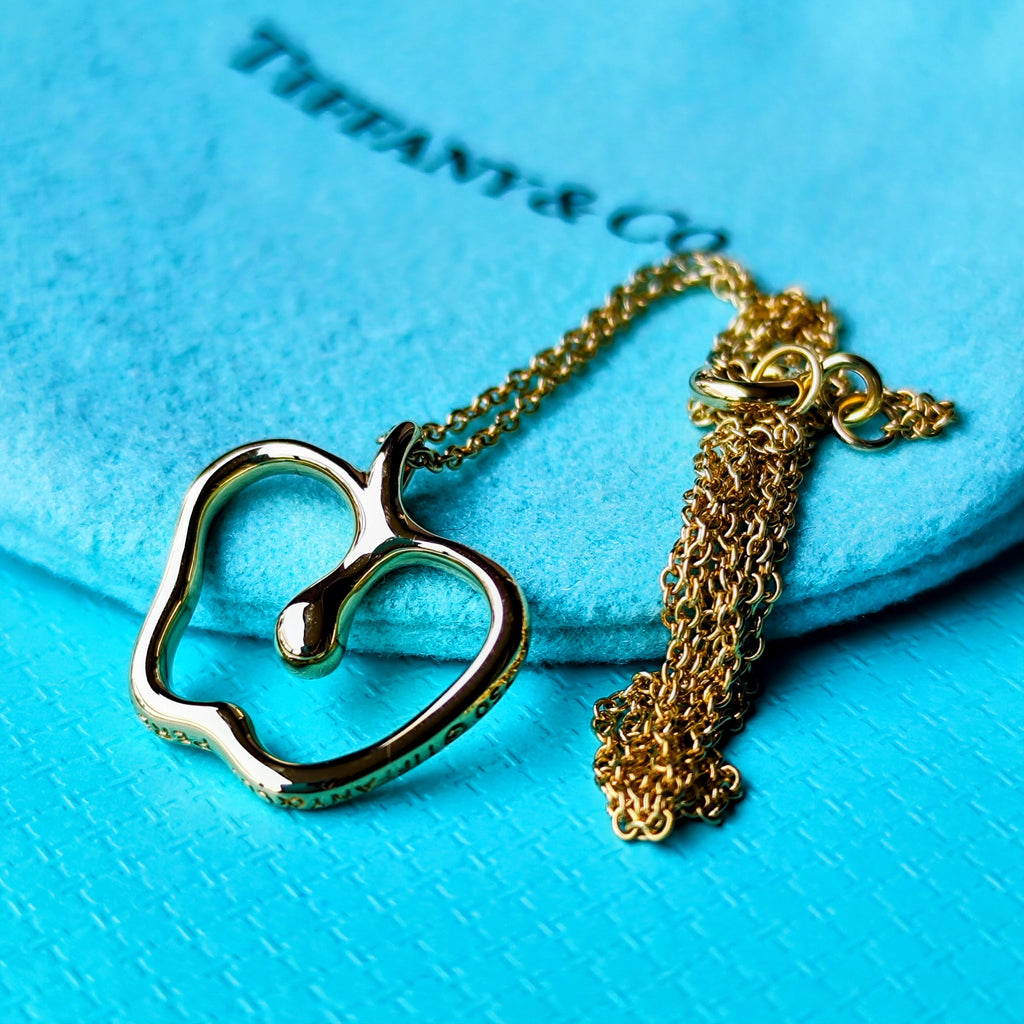 TIFFANY &Co ティファニー アップル ネックレス 18金YG