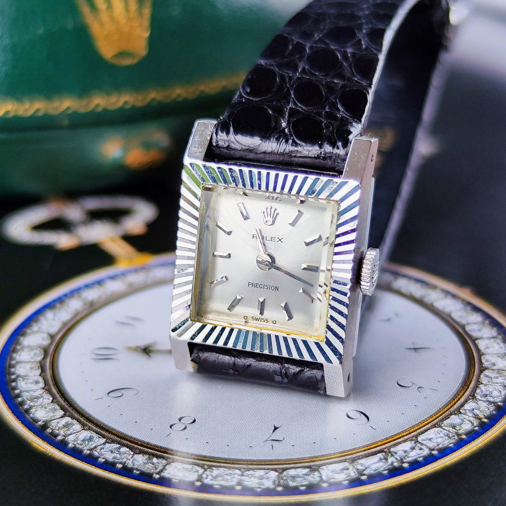 【OH済み】ROLEX ロレックス PRECISION プレシジョン シグマ文字盤 金無垢 手巻き腕時計