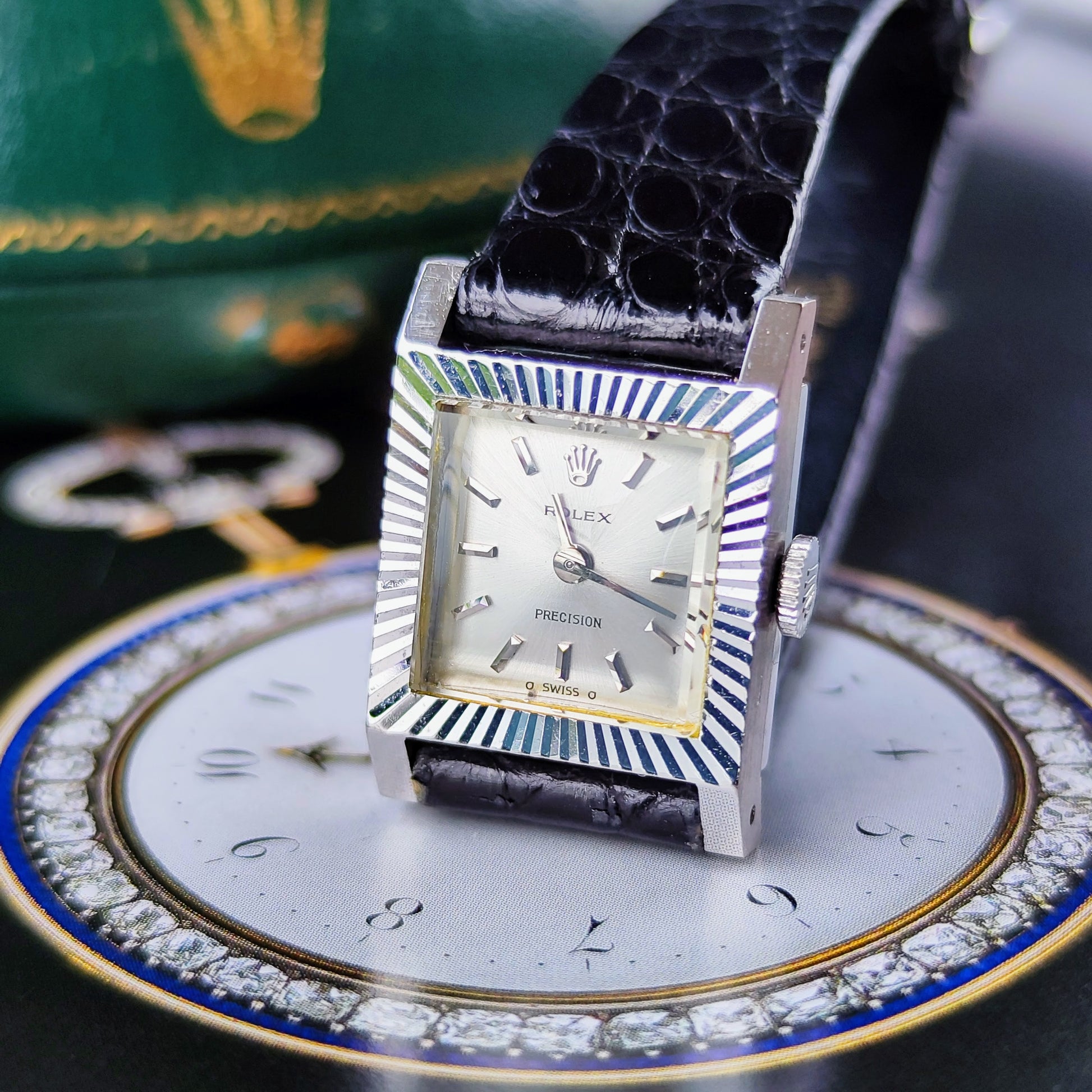 【OH済み】ROLEX ロレックス PRECISION プレシジョン シグマ文字盤 金無垢 手巻き腕時計