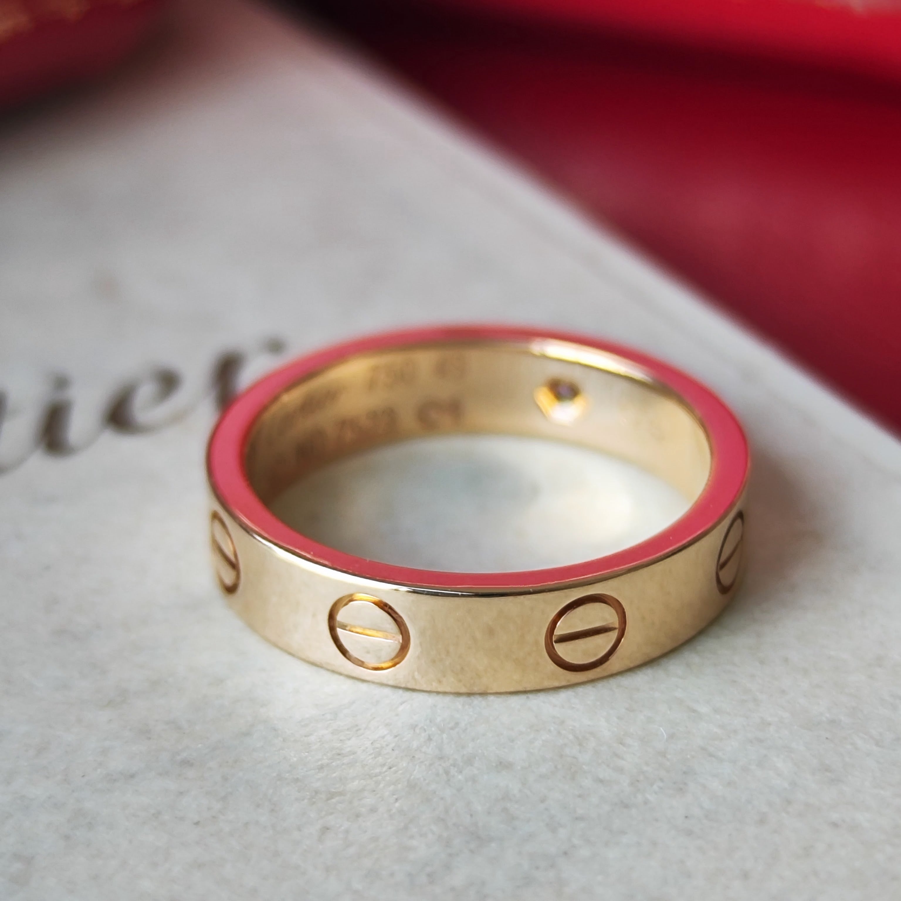 Cartier カルティエ　ミニラブリング　k18 49号 Cartier カルティエ ミニラブリング 18金PG 49 – Mico宝飾店