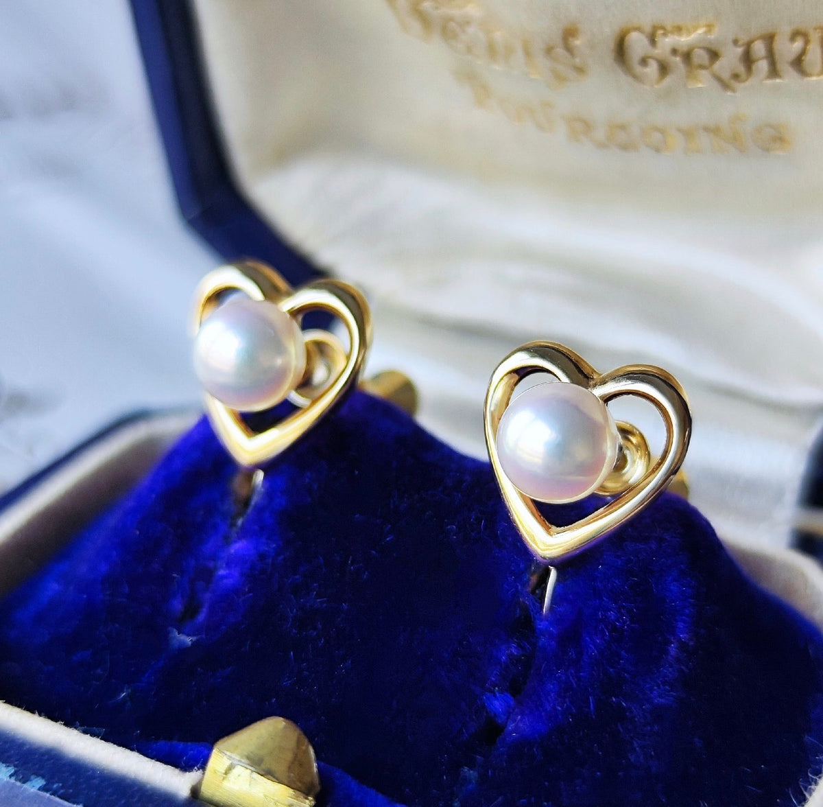 【オールドミキモト 】MIKIMOTO ミキモト あこや真珠 イヤリング 14金
