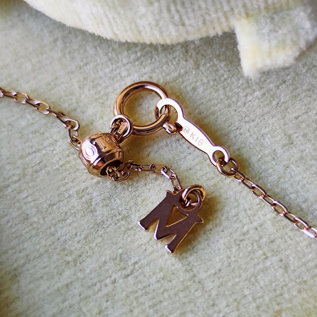 MIKIMOTO ミキモト さくらモチーフ あこや真珠 ダイヤモンド ネックレス