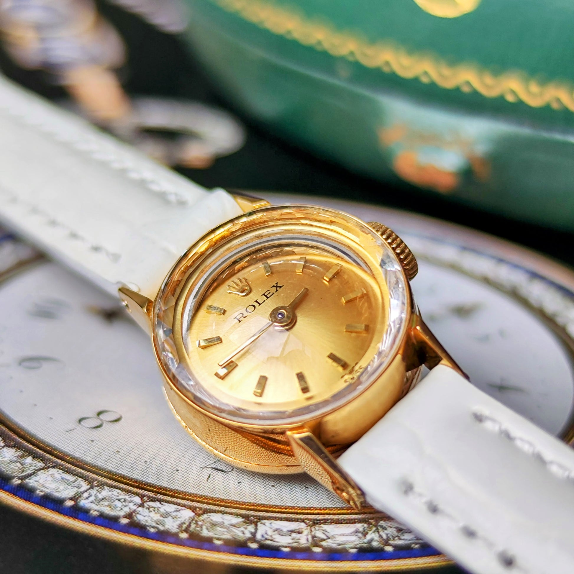 【OH済み】ROLEX ロレックス 18金無垢 手巻き 腕時計