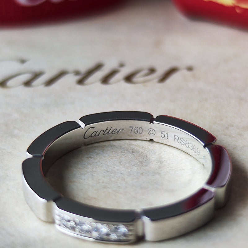 Cartier カルティエ マイヨンパンテール
ダイヤモンドリング 18金WG 11号