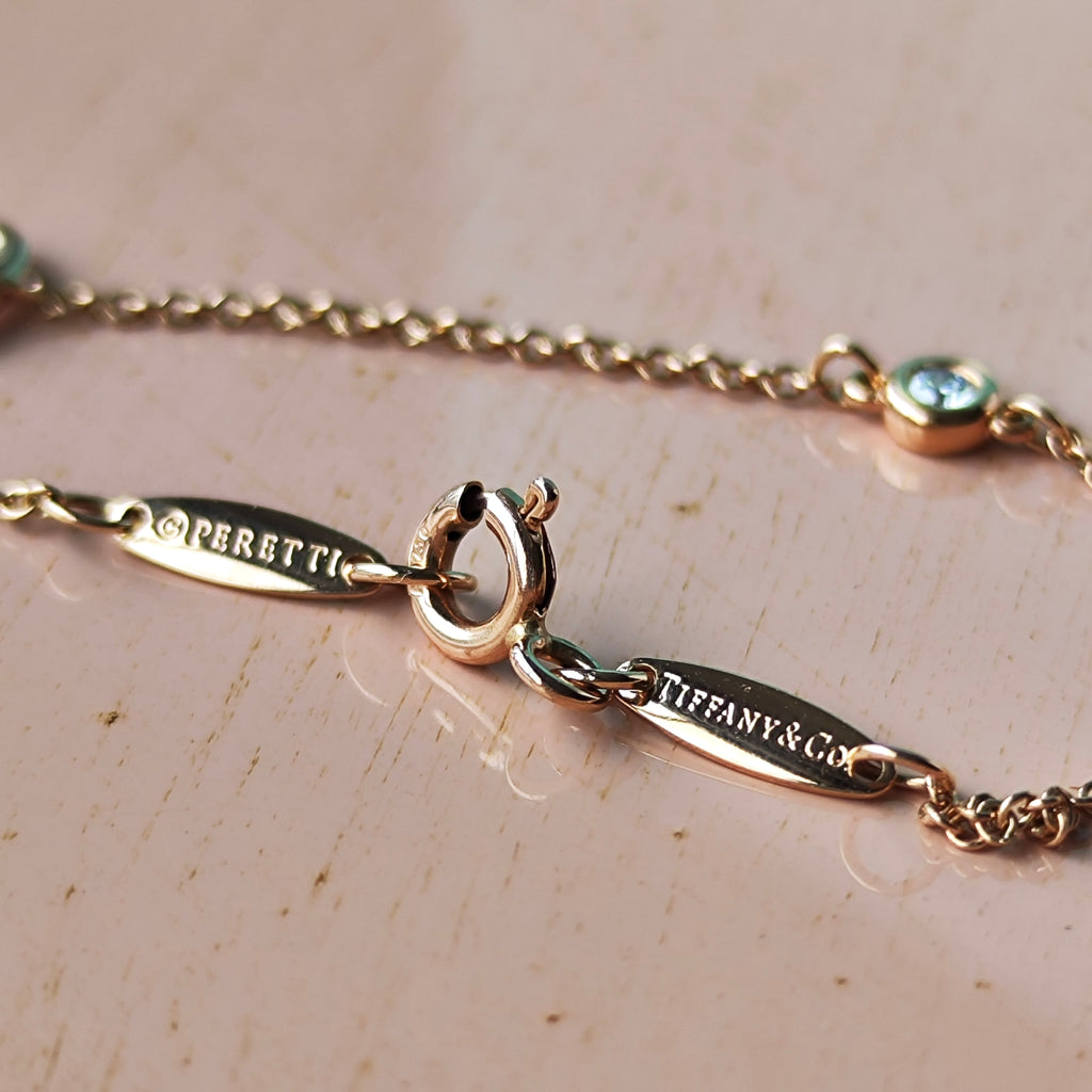 TIFFANY＆Co.ティファニー オープンハート バイザヤード ダイヤモンド ブレスレット