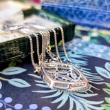 天然アウイナイト 天然ダイヤモンド ネックレス