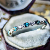 【初期の頃のルース】天然グランディディエライト 天然ダイヤモンド プラチナ リング