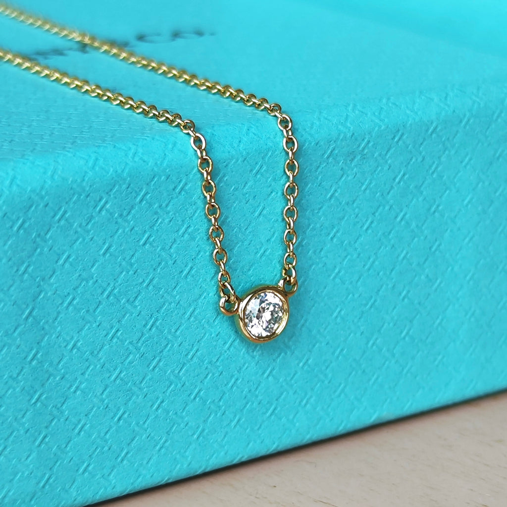 TIFFANY &Co ティファニー バイザヤード ダイヤモンド ネックレス