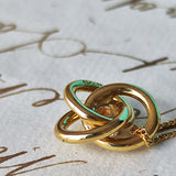 TIFFANY &Co ティファニートリプルラウンドネックレス ダイヤモンド 18金YG