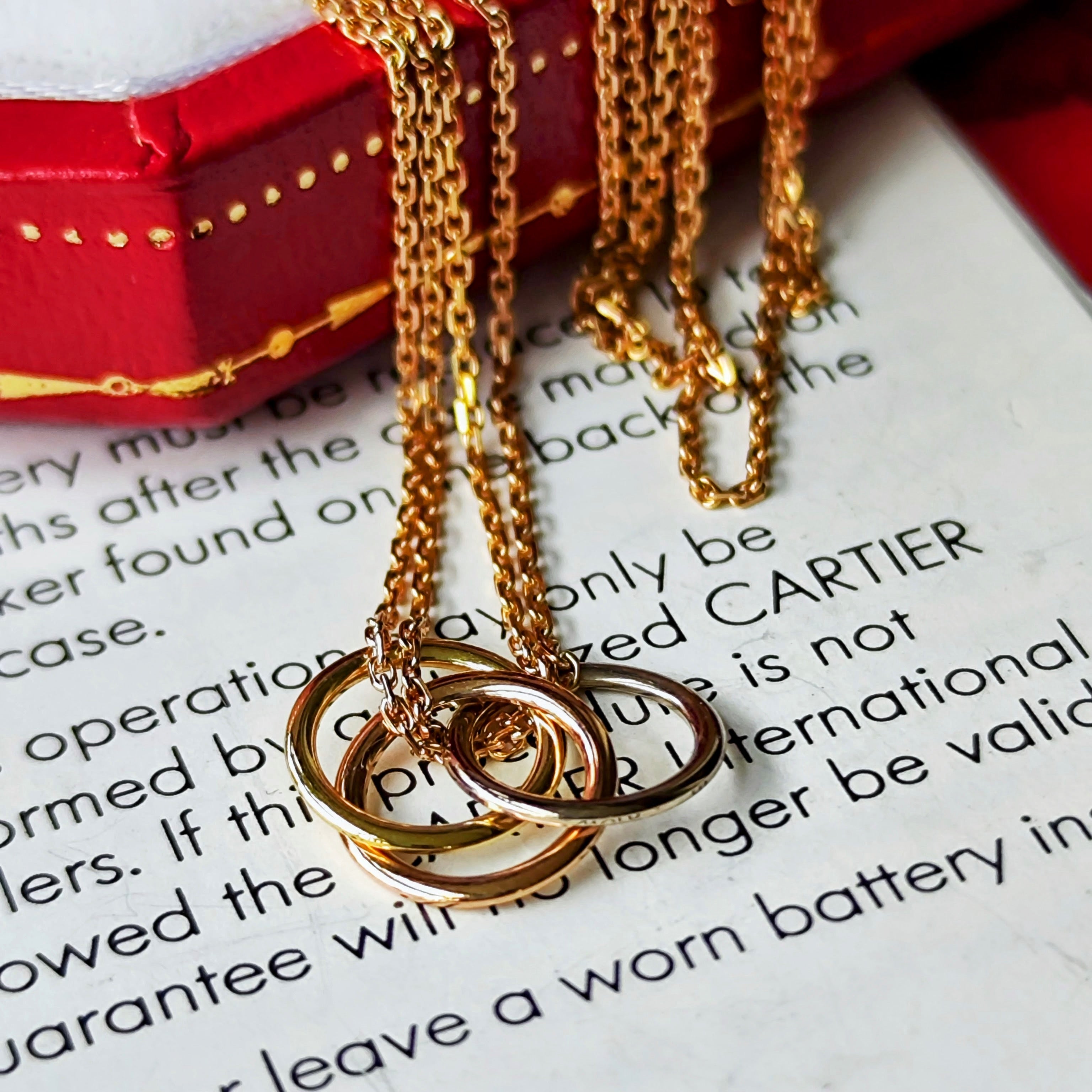 カルティエ　トリニティ　ミニモデル Cartier カルティエ トリニティ ミニモデル ネックレス – Mico宝飾店