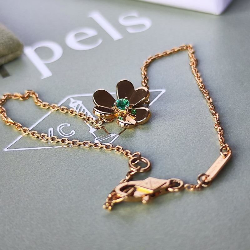 Van Cleef & Arpels ヴァンクリーフ&アーペル フリヴォル ミニ ブレスレット18金YG