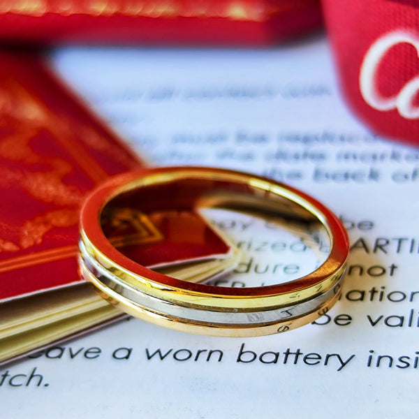 Cartier カルティエ ヴァンドーム 18金 14号 スリーカラーリング