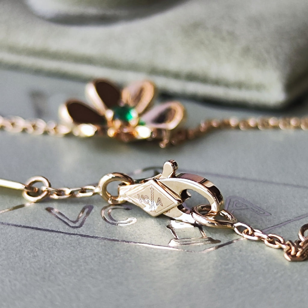 Van Cleef & Arpels ヴァンクリーフ&アーペル フリヴォル ミニ エメラルド ブレスレット