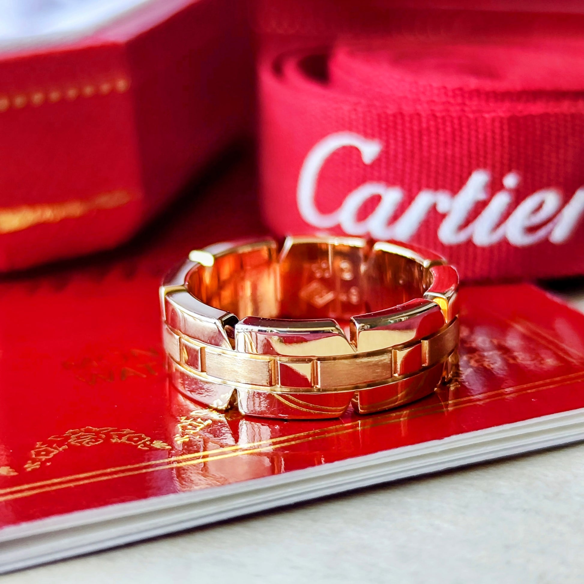 Cartier カルティエ タンクフランセーズ K18PG 49
