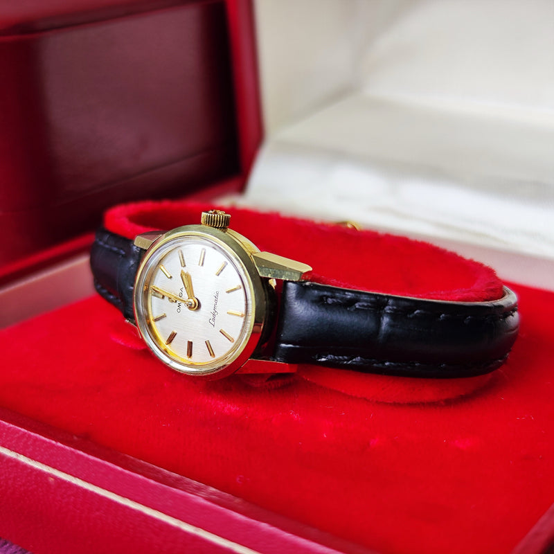 【OH済み】OMEGA オメガLADYMATIC/レディマティック 自動巻き 腕時計