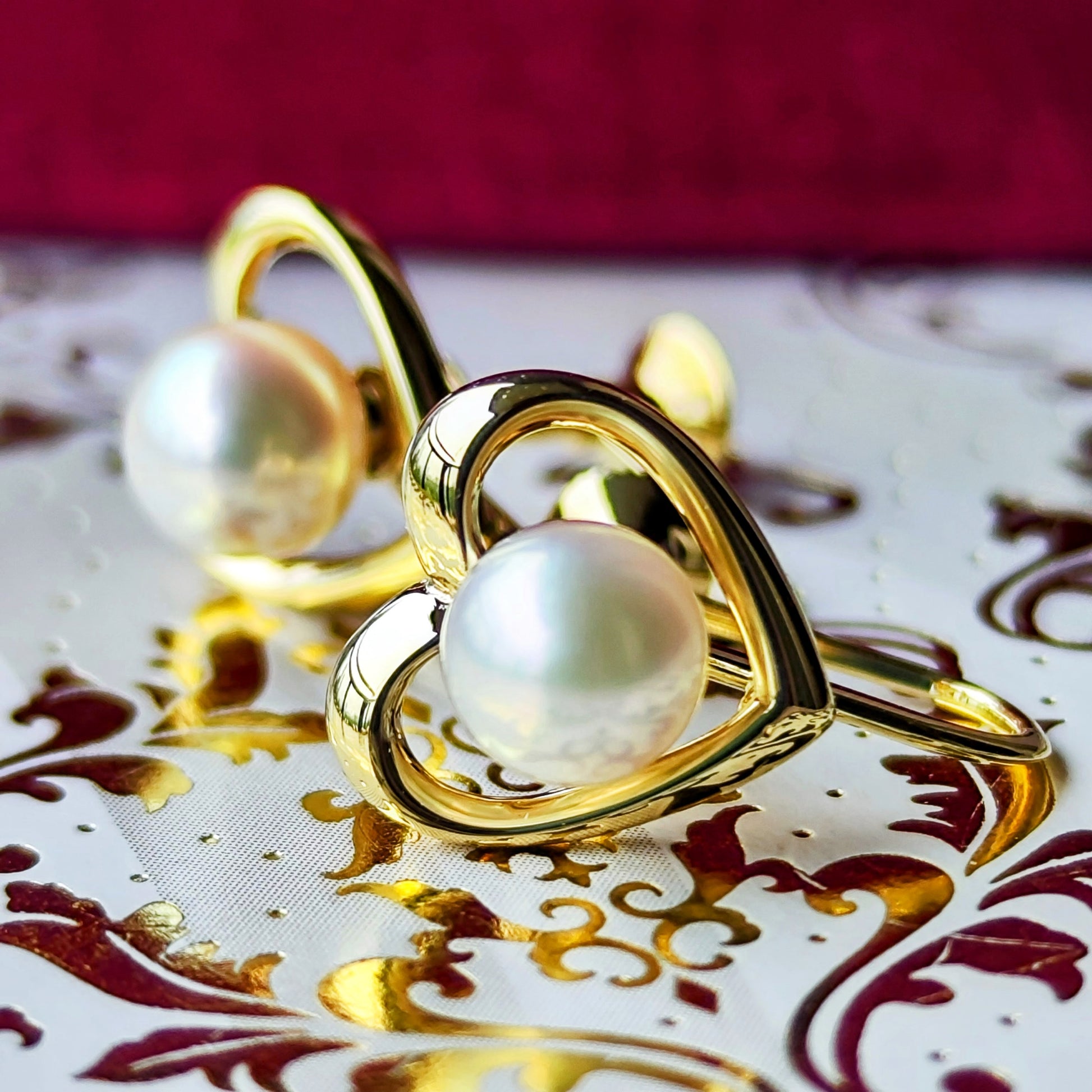 【オールドミキモト 】MIKIMOTO ミキモト あこや真珠 イヤリング 14金