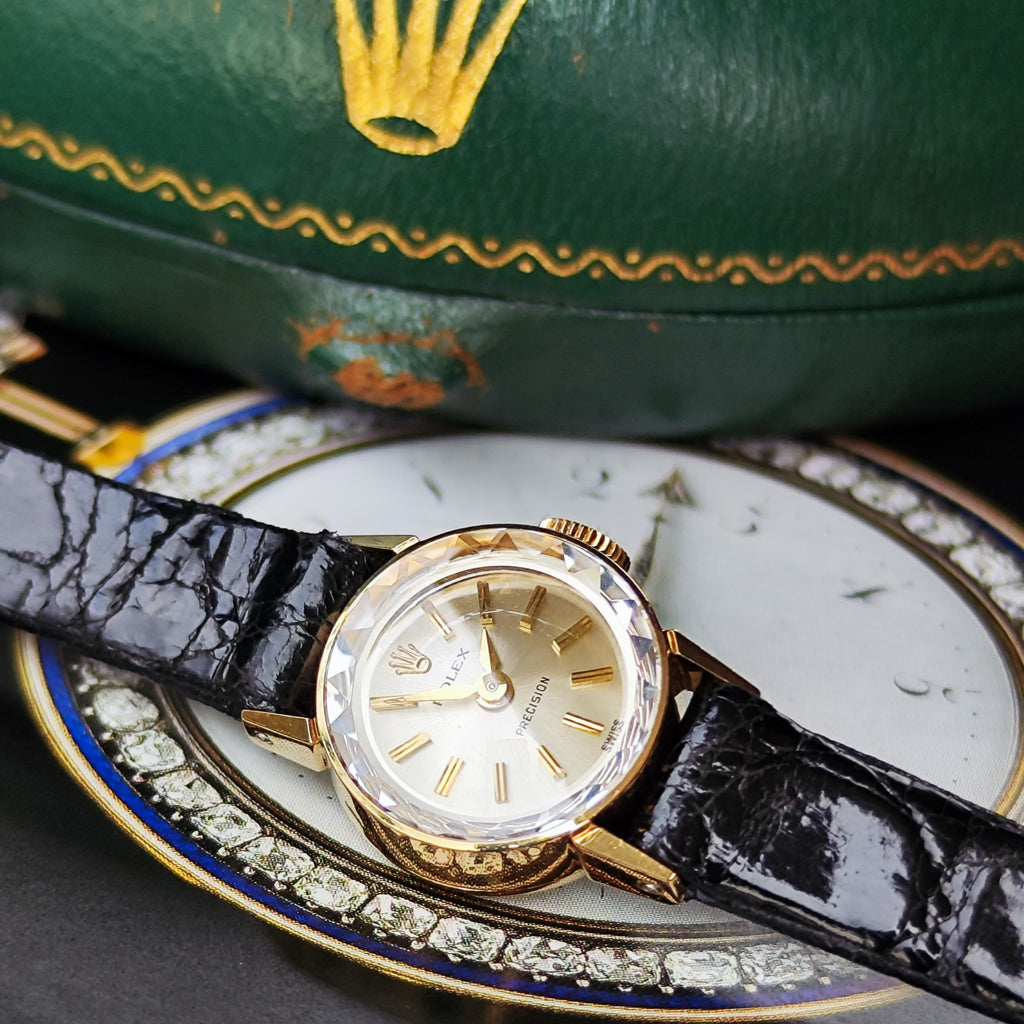 【OH済み】ROLEX ロレックスPRECISION プレシジョン 18金無垢 手巻き腕時計