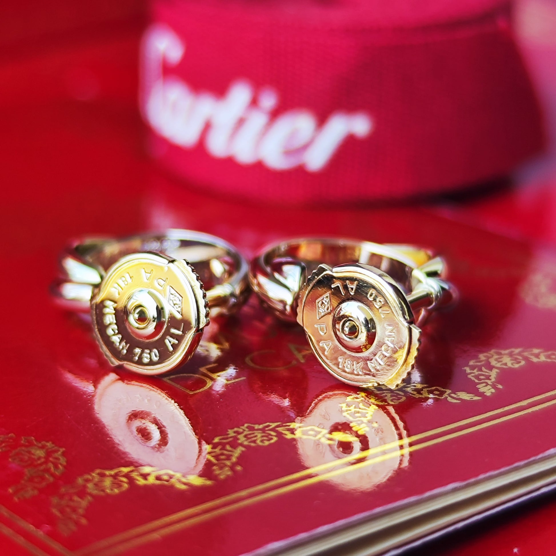 Cartier カルティエ トリニティピアス