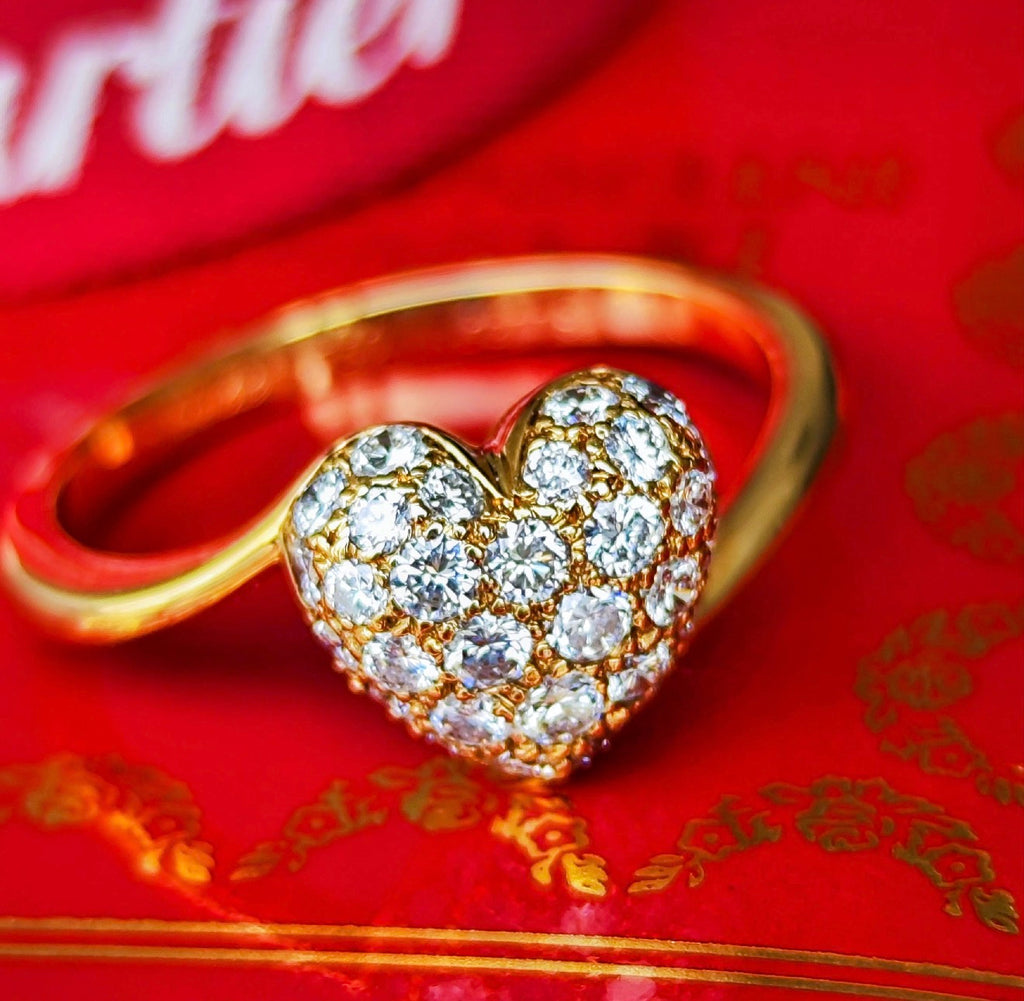 Cartier カルティエ ハートシェイプウィズ 18YG 51