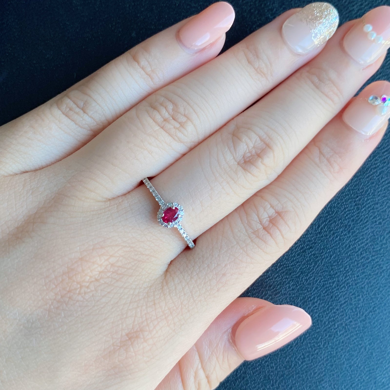 お値下げ】非加熱 ピジョンブラッド 天然ルビー 天然ダイヤモンド