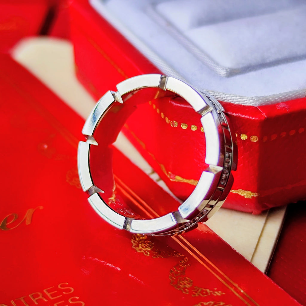 Cartier カルティエ タンクフランセーズ K18WG 52 SM