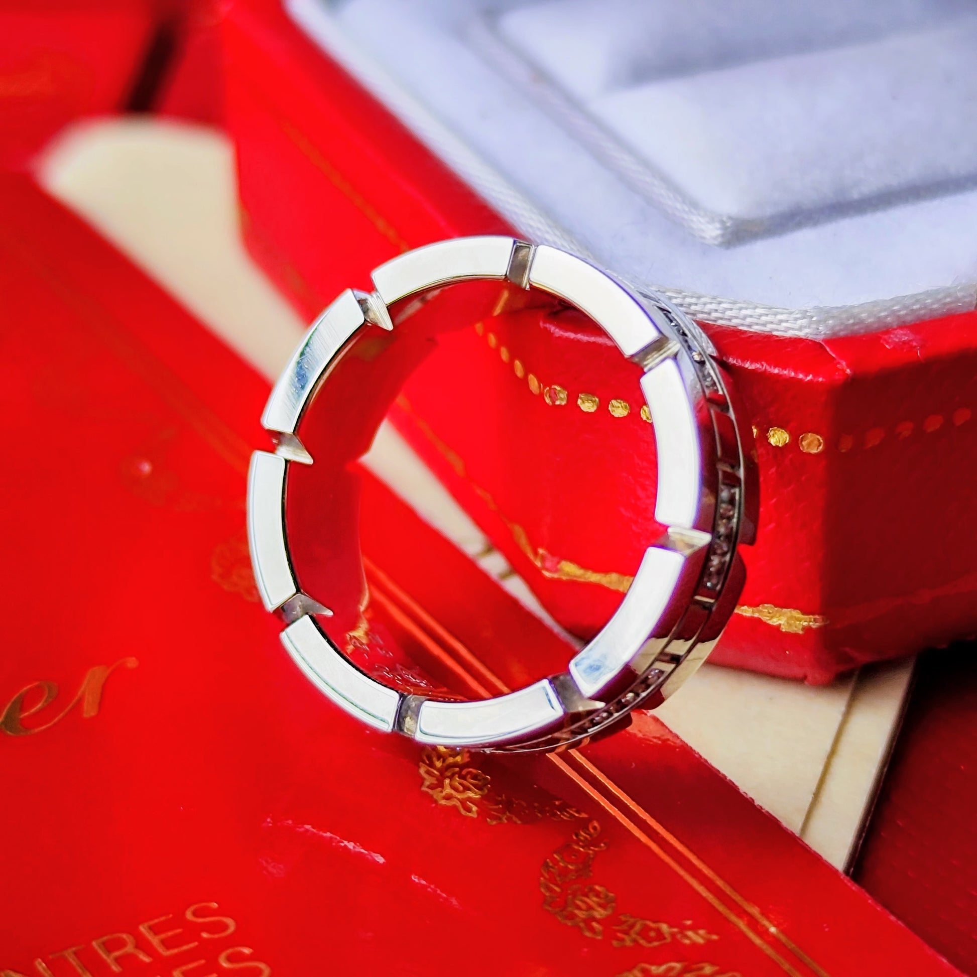 Cartier カルティエ タンクフランセーズ K18WG 52 SM