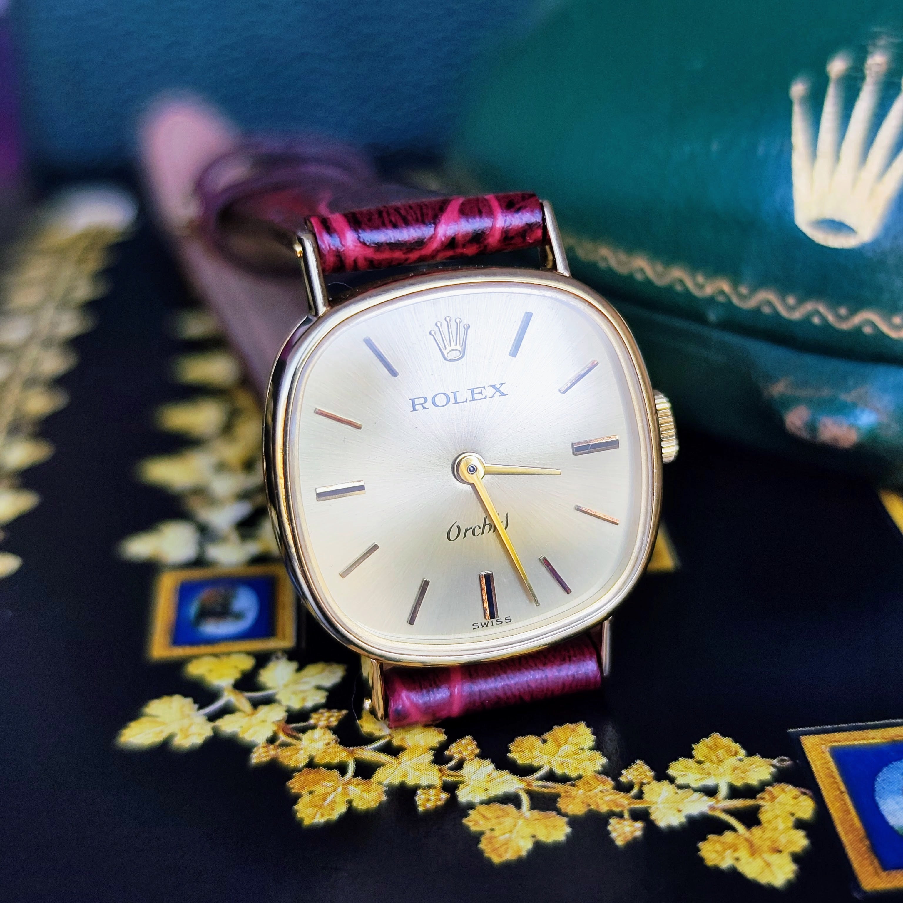 OH済み】ROLEX ロレックス Orchid オーキッド 金無垢 手巻き腕時計