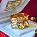 Cartier カルティエ 2C（デューブル・シー）18金 10号