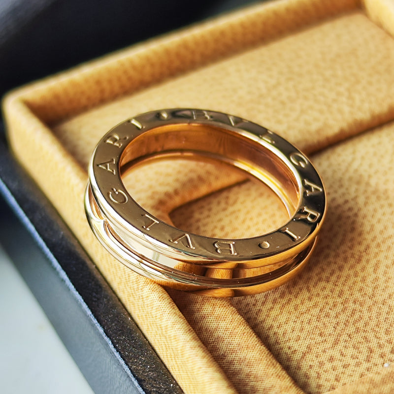 BVLGARI ブルガリ B-ZERO1 ビーゼロワン 18金PG 10号