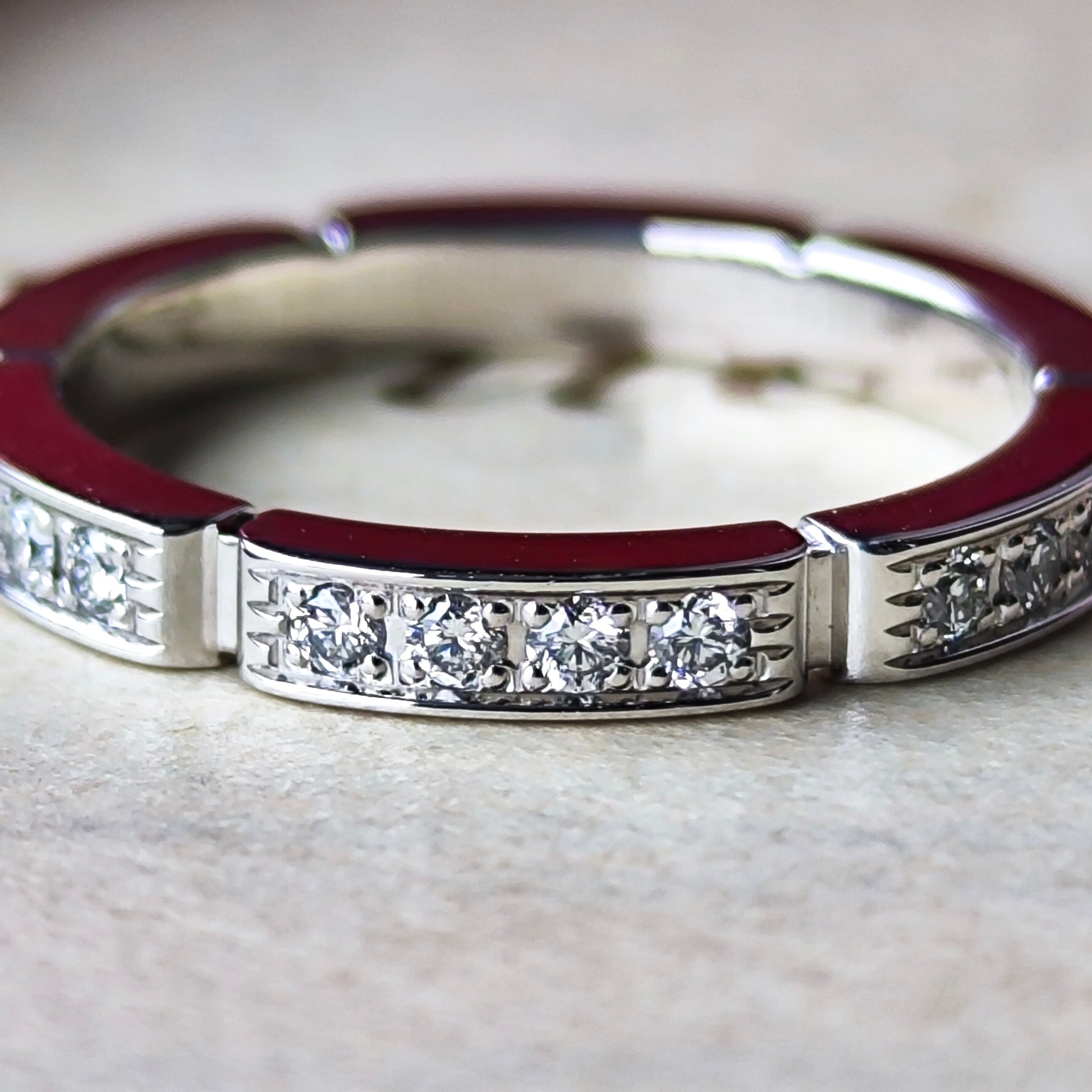 Cartier カルティエ マイヨンパンテール ダイヤモンド リング K18WG 49