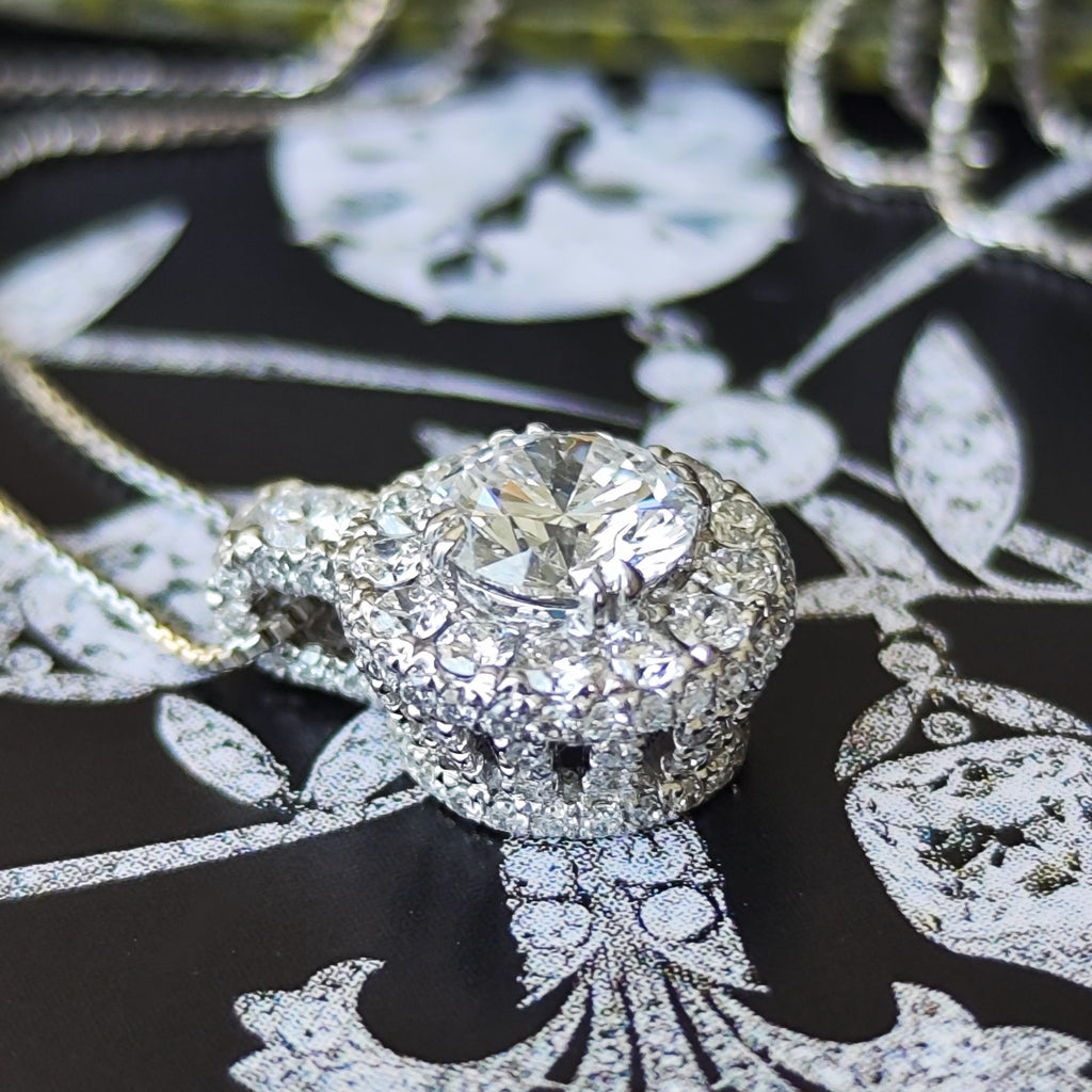 【最高級品質】天然ダイヤモンド0.53ct フローレス Dカラー ネックレス GIA