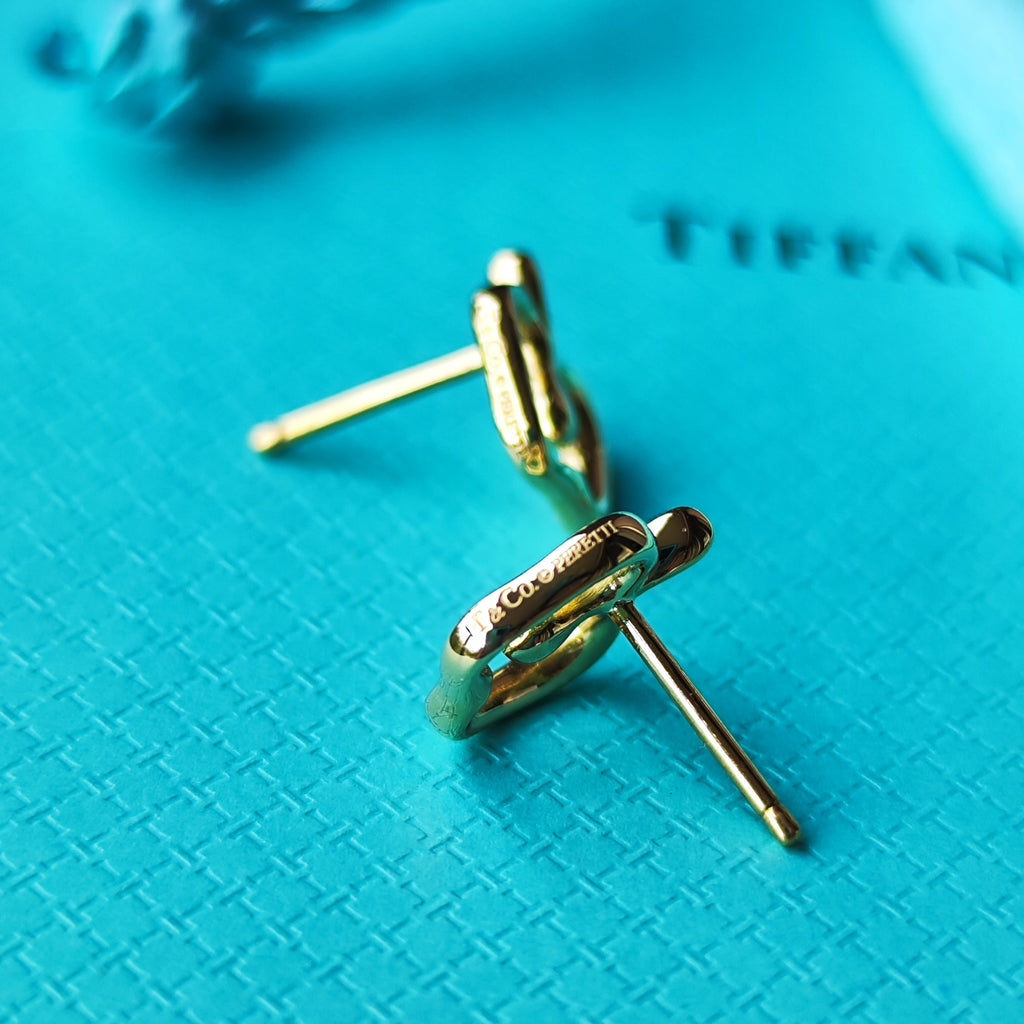 TIFFANY &Co ティファニー アップル ピアス 18金YG