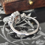 【ブラウンダイヤ】天然ダイヤモンド プラチナリング