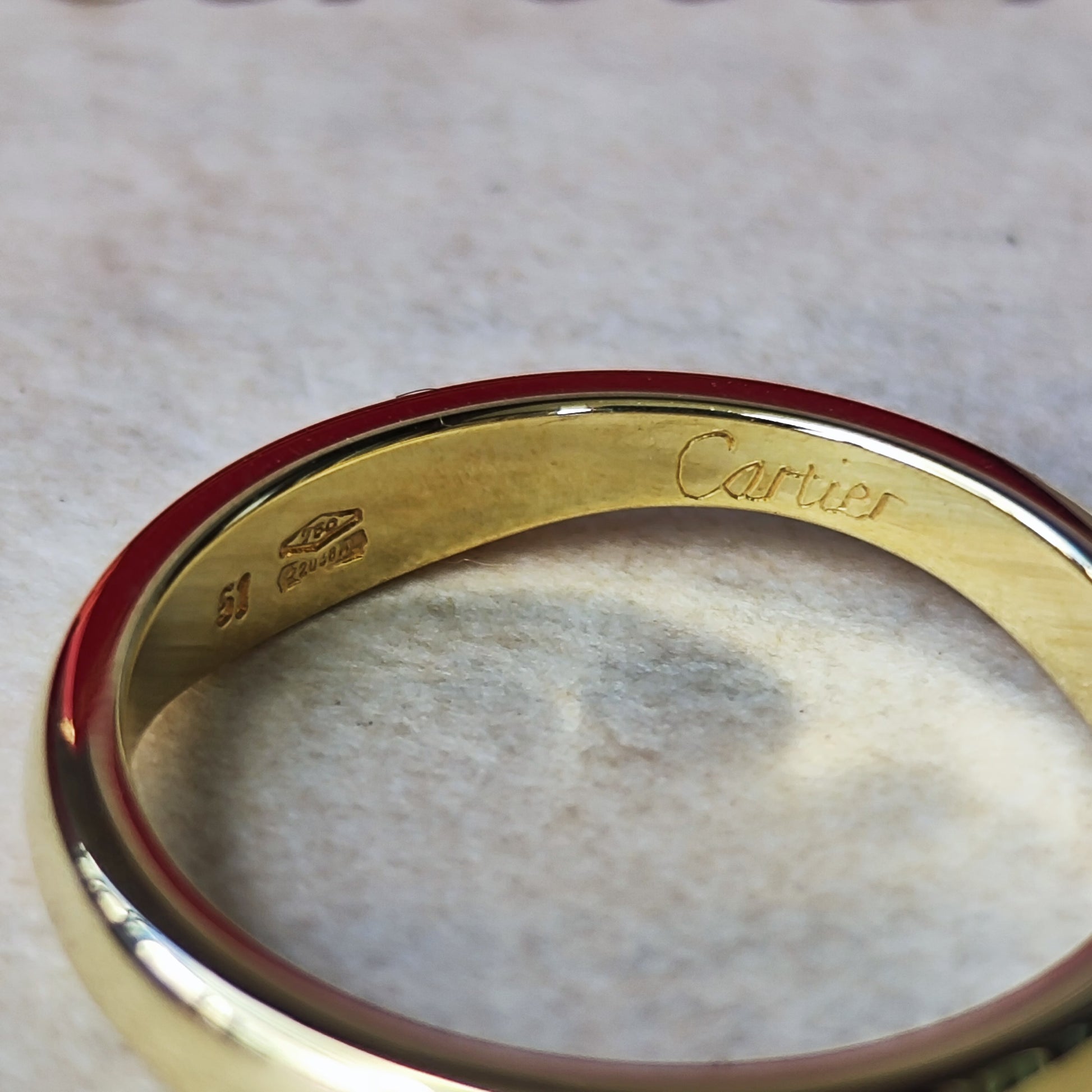 【Cartier 廃盤】 Cartier カルティエ ラブミーリング 51