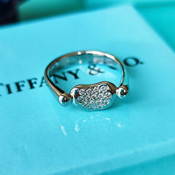 TIFFANY&Co ティファニー ビーン ダイヤモンドリング