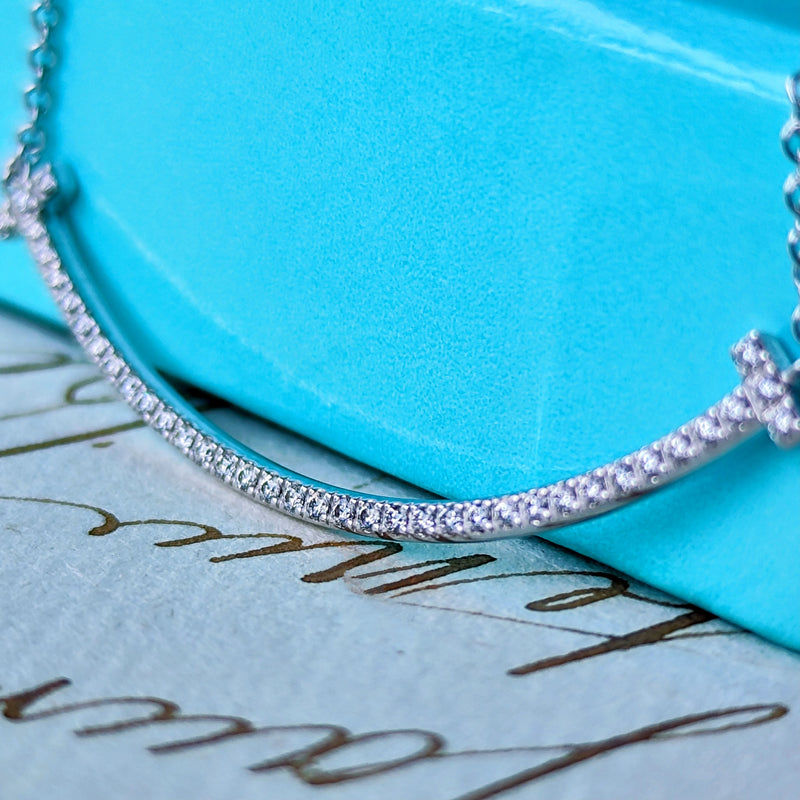 TIFFANY &Co ティファニー Tスマイル スモール ダイヤモンド 18