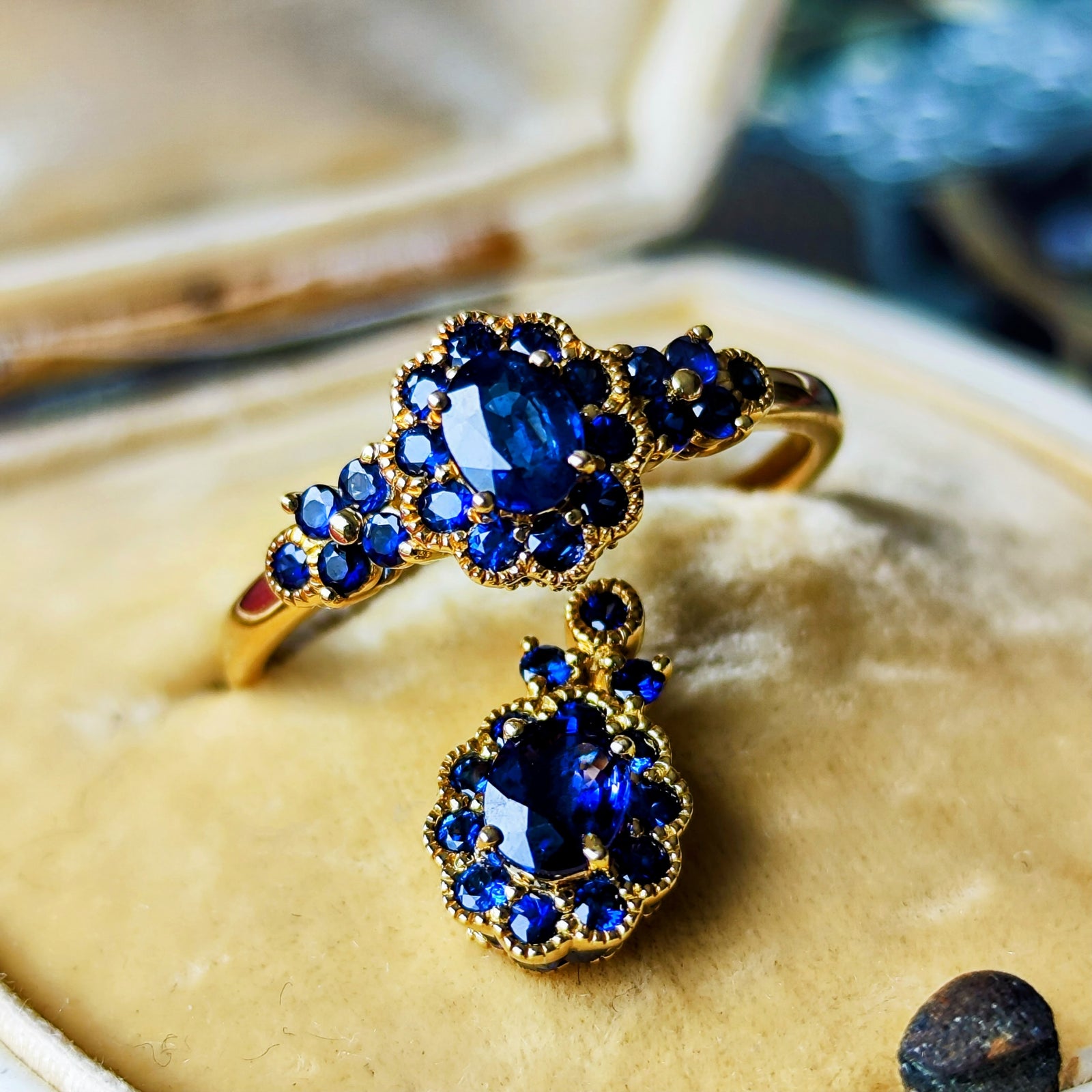 天然サファイアリング 天然サファイア 1.13ct 天然ダイヤモンド リング – Mico宝飾店