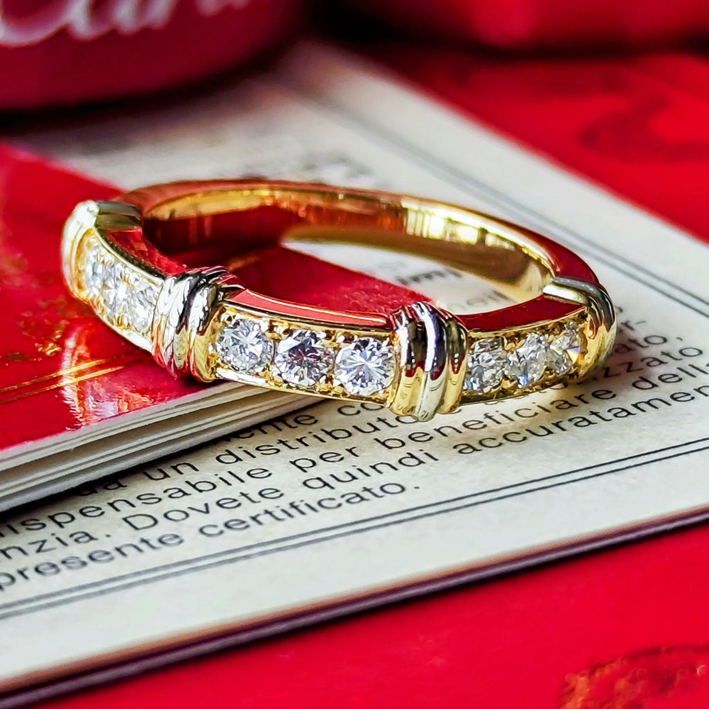 【Cartier 廃盤】カルティエ コンテッサ ダイヤモンド ハーフ 49