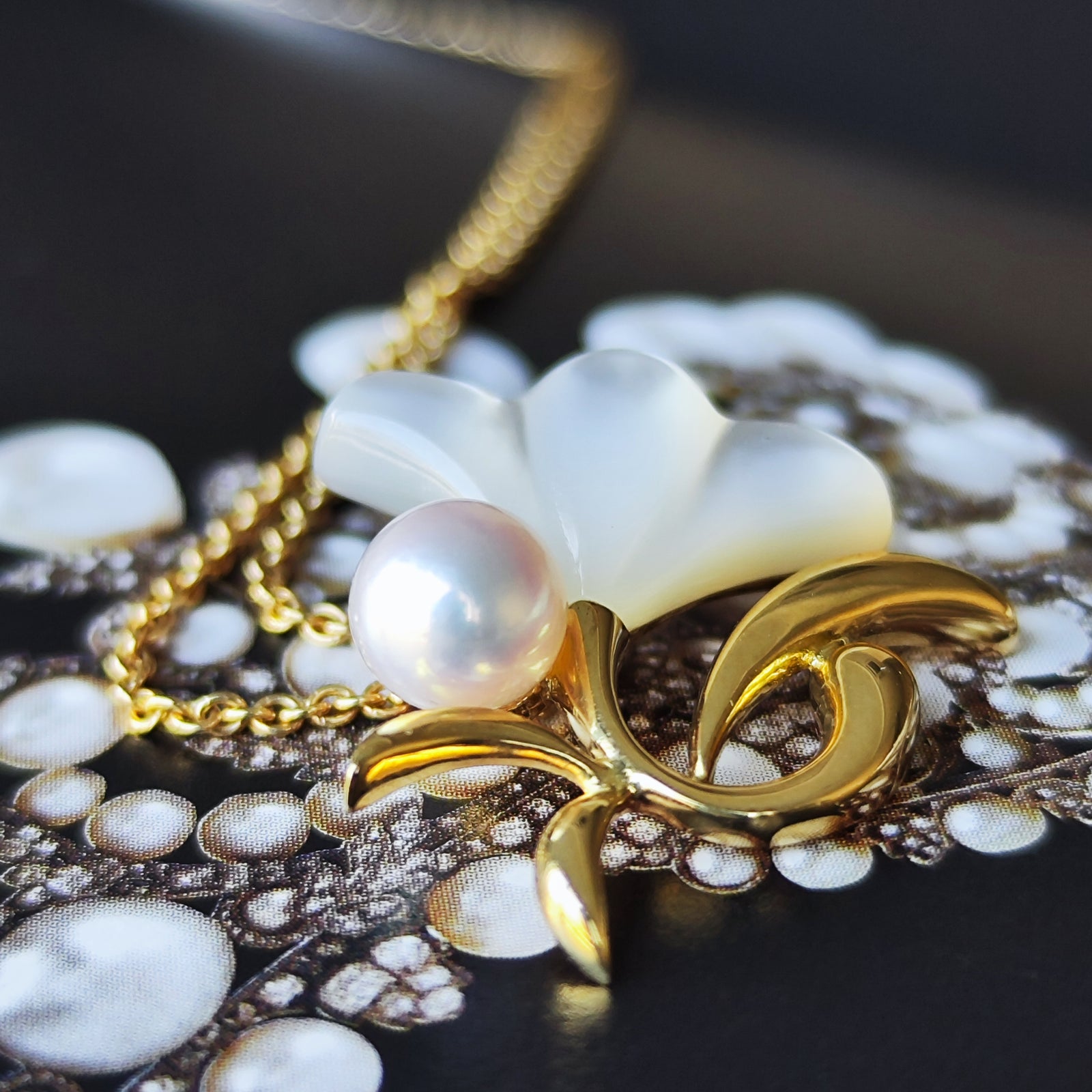 MIKIMOTO ミキモト マザーオブパール あこや真珠 ネックレス – Mico宝飾店