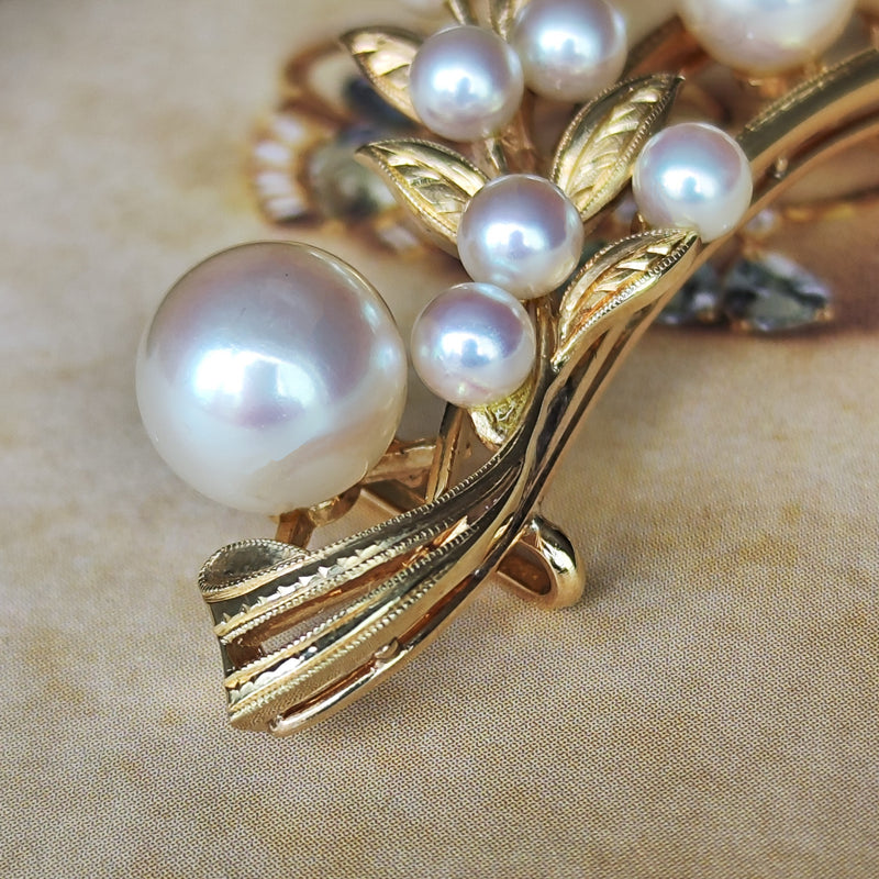 MIKIMOTO ミキモト 帯留め あこや真珠 – Mico宝飾店