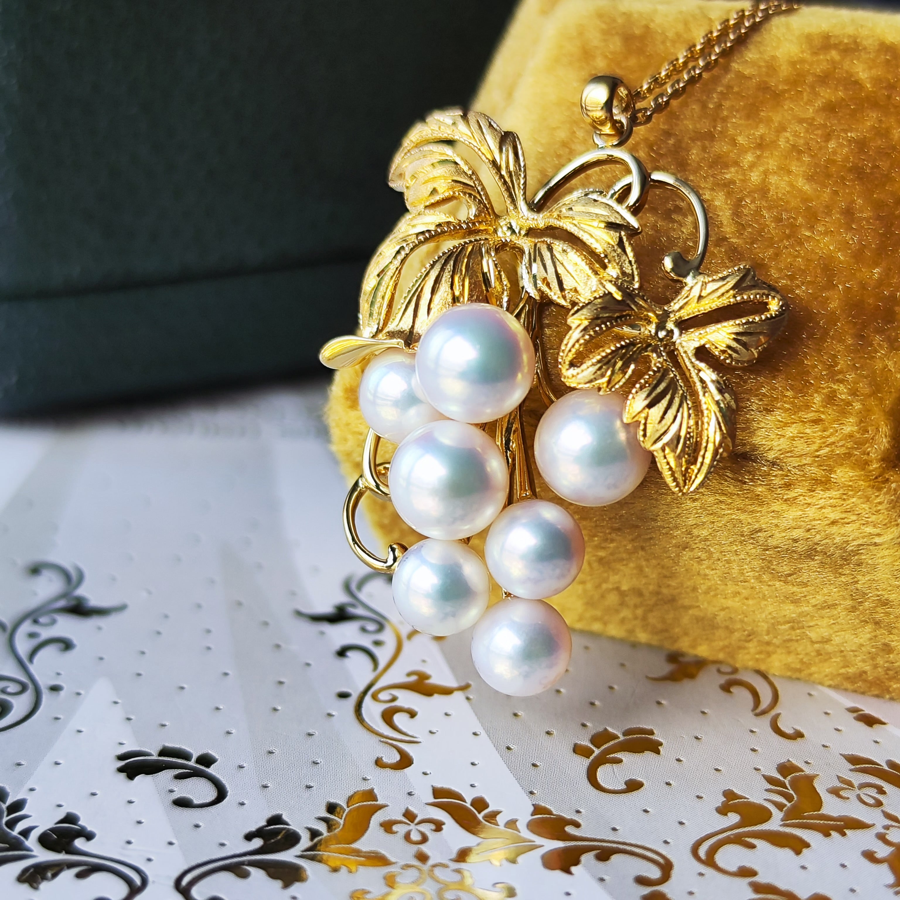 MIKIMOTO ミキモト あこや真珠 葡萄 ネックレス