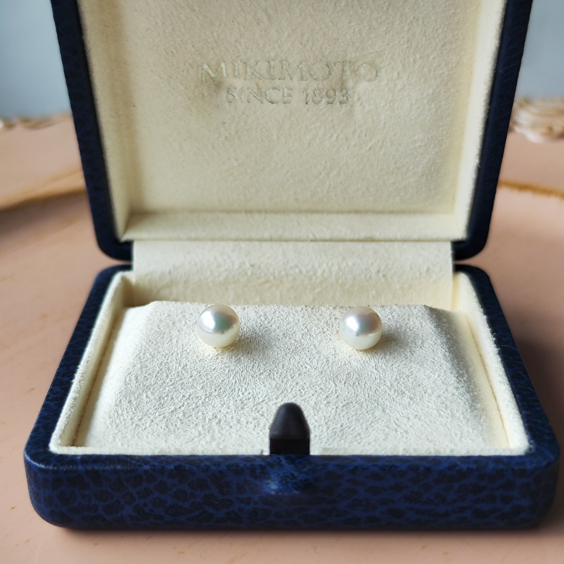 MIKIMOTO ミキモト あこや真珠 18金ピアス