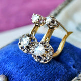 【フランスアンティーク】天然ダイヤモンド ピアス