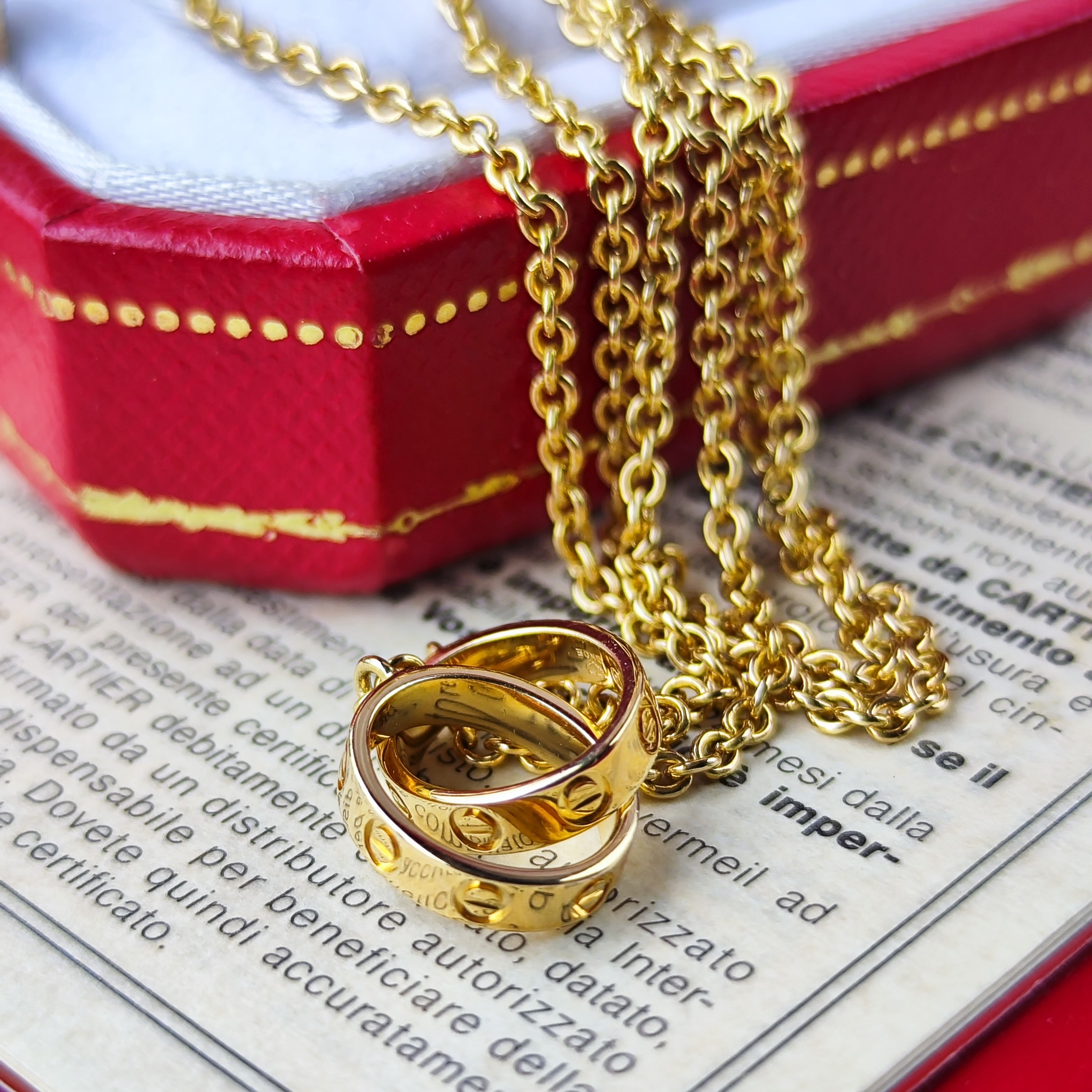 Cartier カルティエ ベビーラブ ネックレス 18金YG – Mico宝飾店