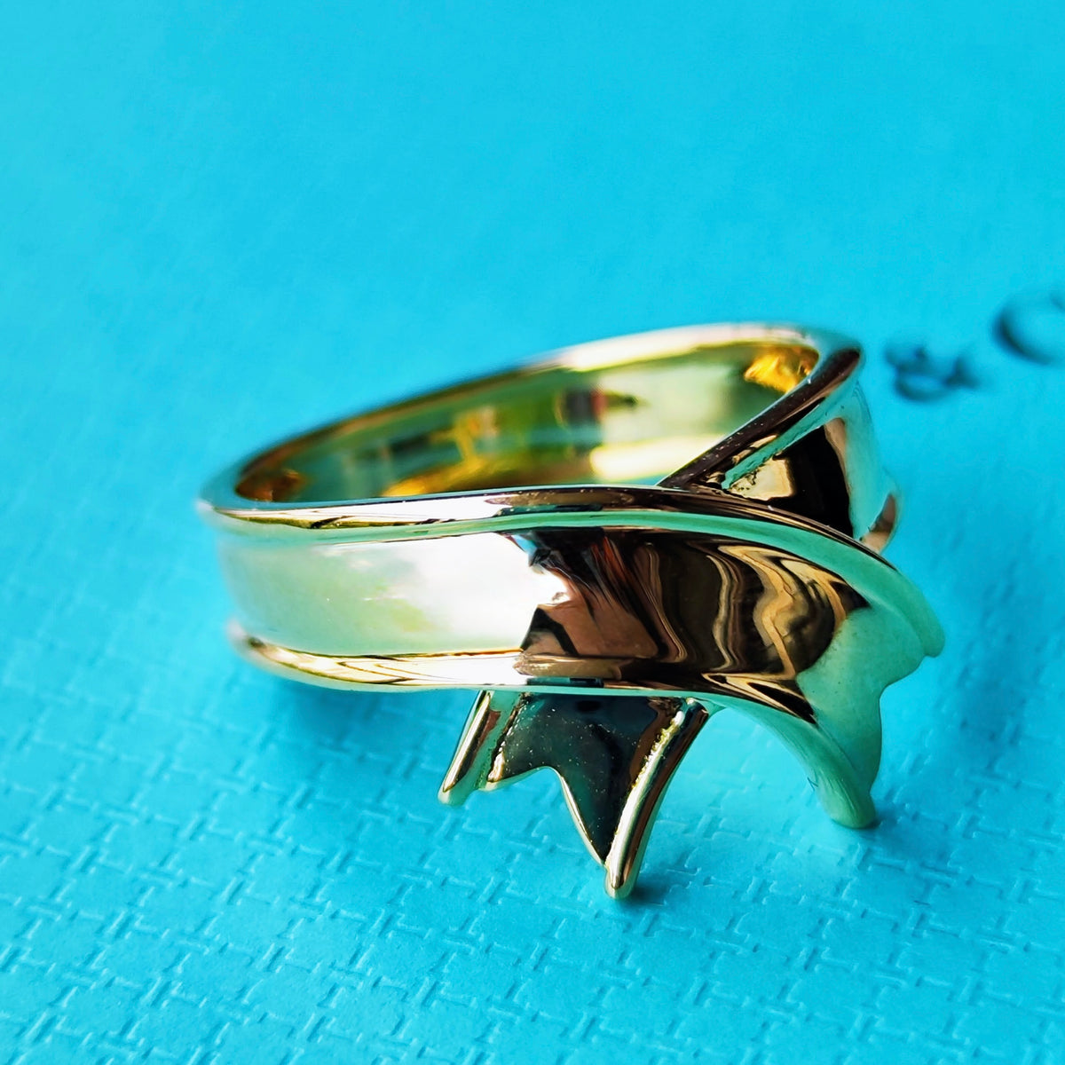【オールドティファニー】TIFFANY &Co リボンリング 18金YG