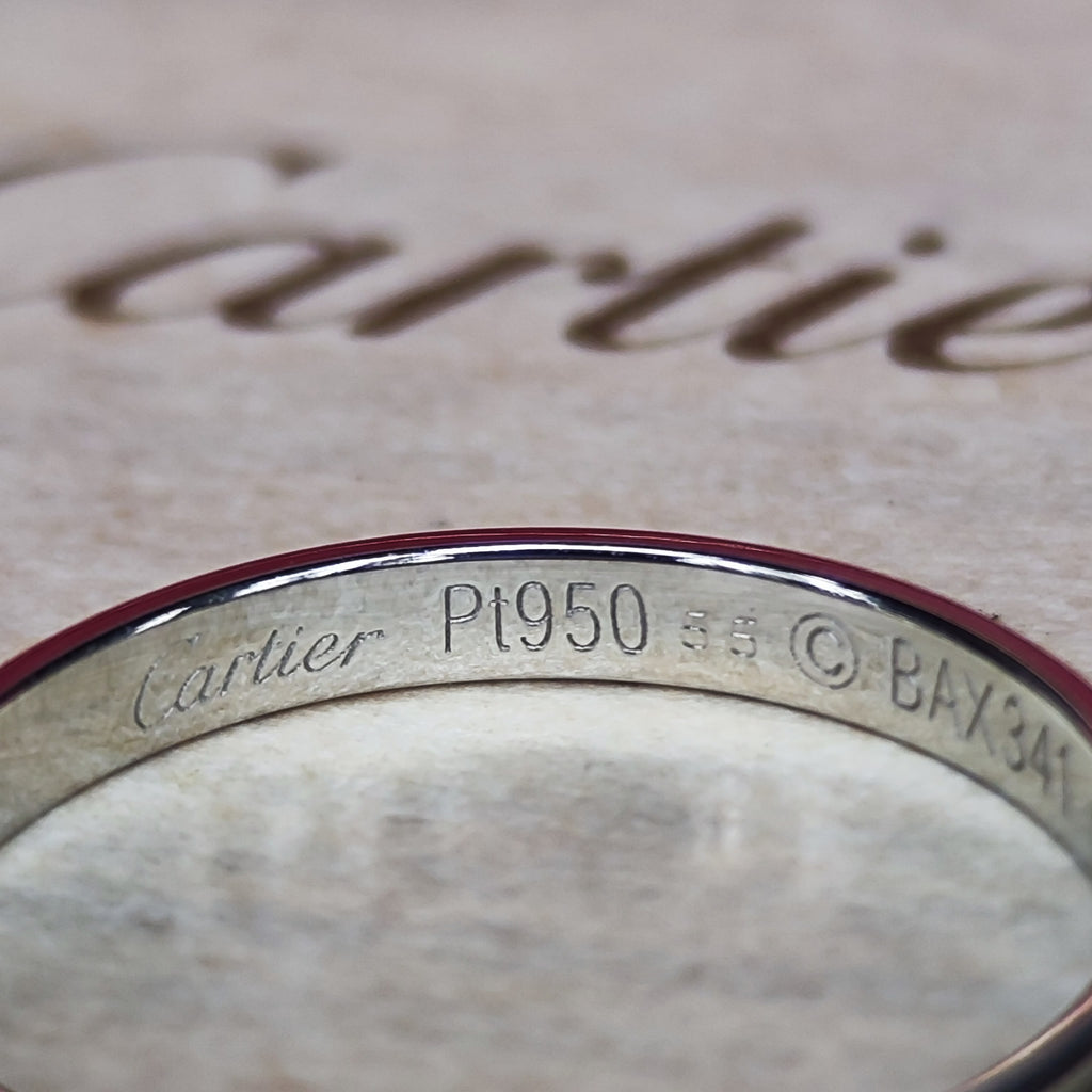 Cartier カルティエ ダムール プラチナ 55