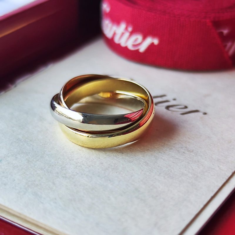 Cartier カルティエ トリニティ 18金 10号